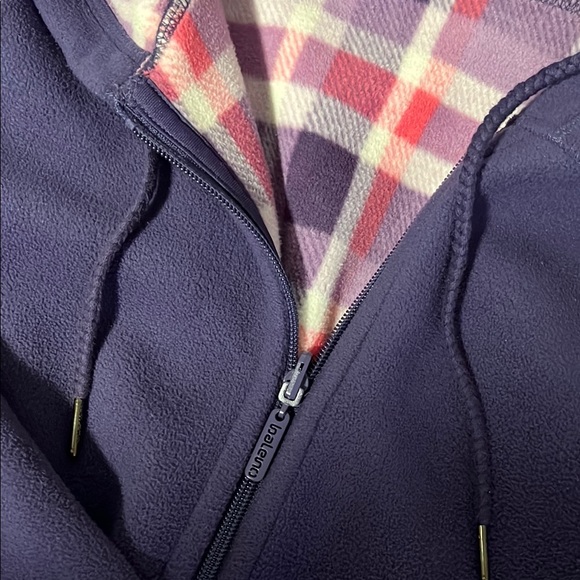 cozy purple fleece zip up !! - Picture 2 of 6
